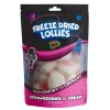 Heebie Jeebies | Freeze Dried Strawberries and Cream Lollies | Large