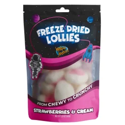 Heebie Jeebies | Freeze Dried Strawberries and Cream Lollies | Large