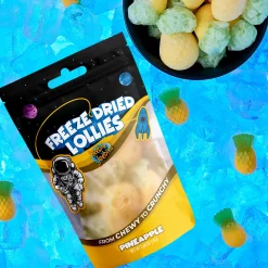 Heebie Jeebies | Freeze Dried Pineapple Lollies | Mini