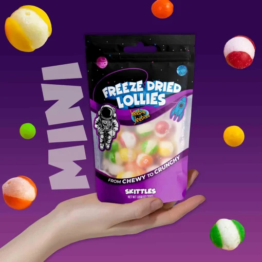 Heebie Jeebies | Freeze Dried Skittles Lollies | Mini