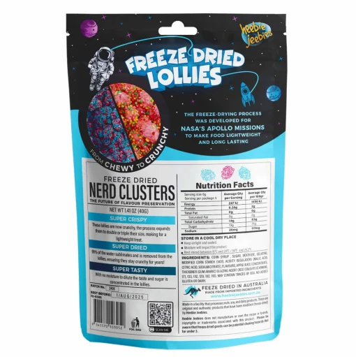 Heebie Jeebies | Freeze Dried Nerd Cluster Lollies | Large