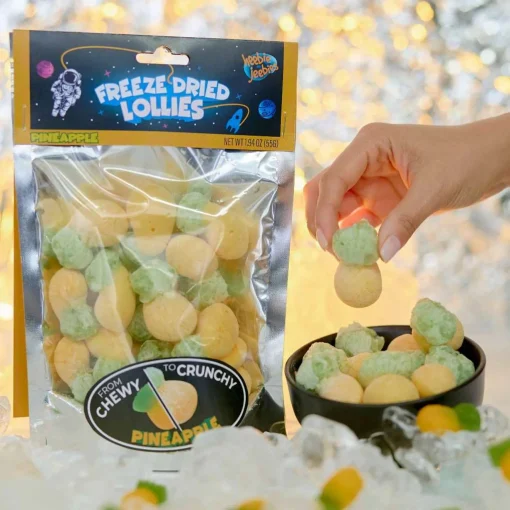 Heebie Jeebies | Freeze Dried Pineapple Lollies | Large