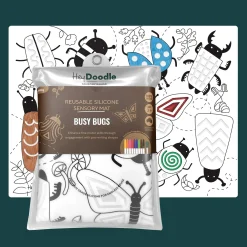 HeyDoodle - Sensory Mats - ABC | Busy Bugs