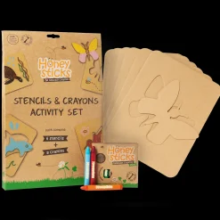 Honeysticks | Jumbo Stencils u0026 Crayons Activity Set