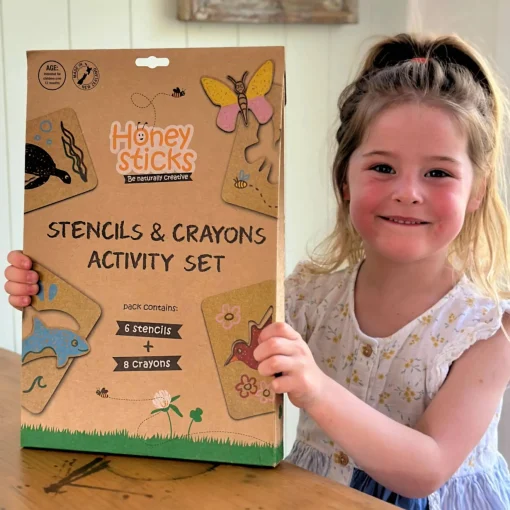 Honeysticks | Jumbo Stencils u0026 Crayons Activity Set