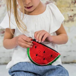 Iconic Sequin Purse - Watermelon