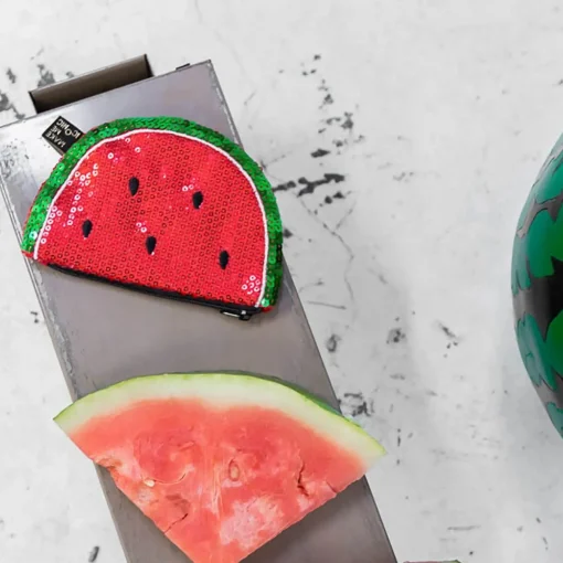 Iconic Sequin Purse - Watermelon