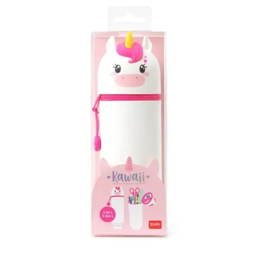 2 in 1 Silicone Pencil Case