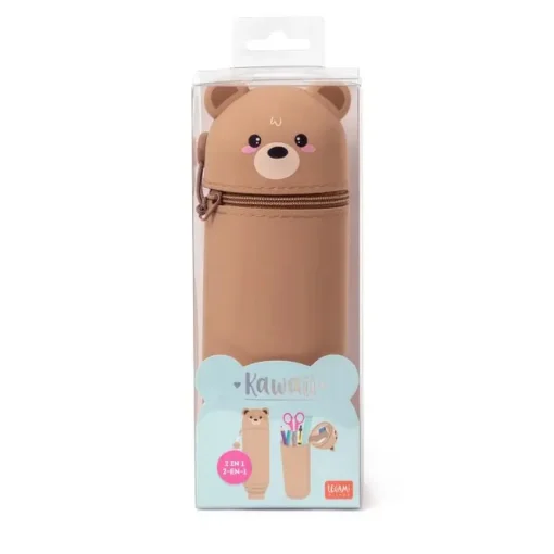 2 in 1 Silicone Pencil Case