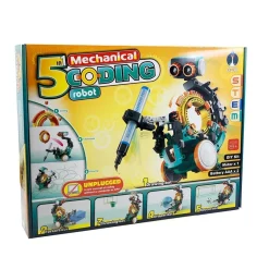 Johnco 5 in 1 Mechanical Coding Robot
