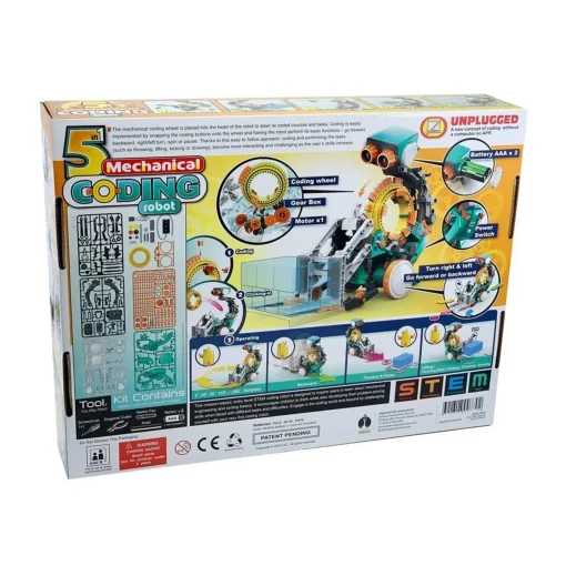 Johnco 5 in 1 Mechanical Coding Robot