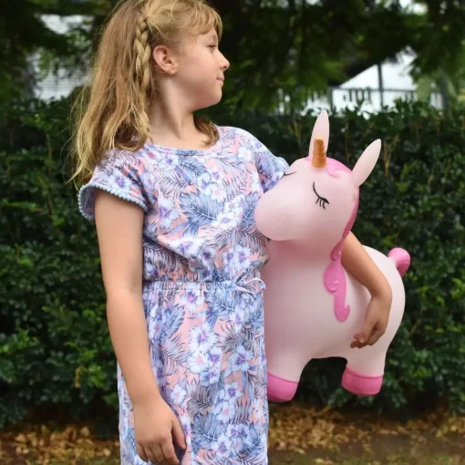 Kaper Kidz Bouncy Riders - Pink Pearl the Unicorn
