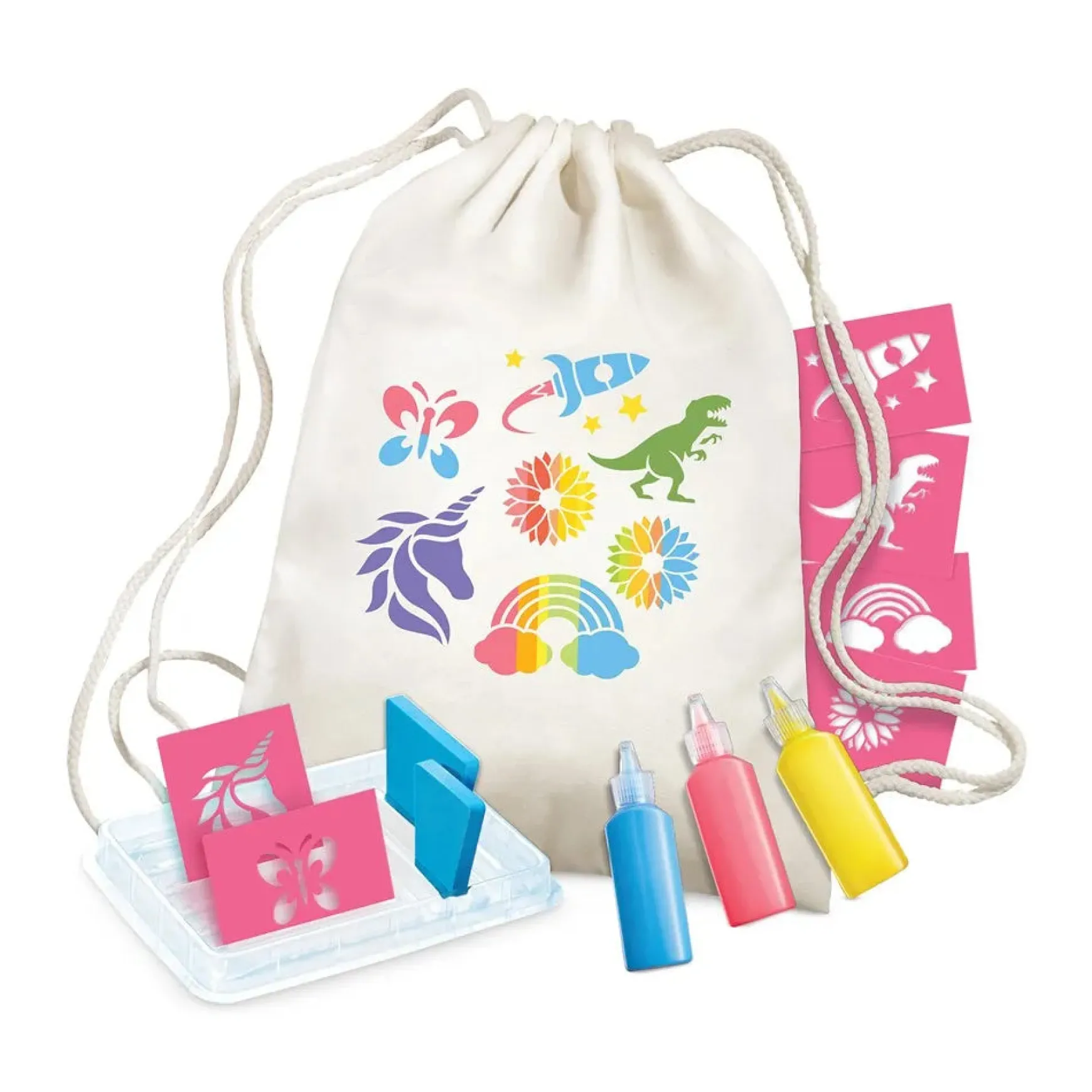 Kidzmaker Stencil Backpack Printing