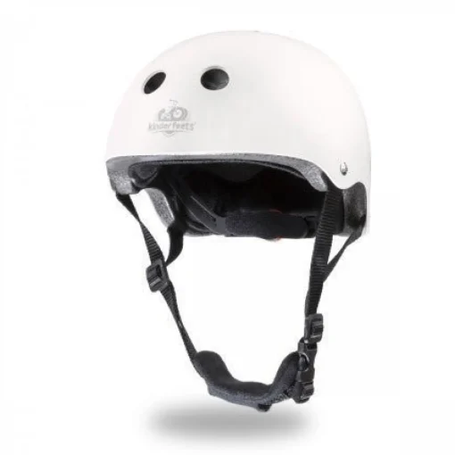 Kinderfeets Toddler Bike Helmet Matte White