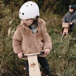 Kinderfeets Toddler Bike Helmet Matte White