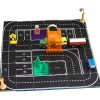Learn u0026 Grow Toys - Magnetic Tile Topper - Road Pack (40 Piece)