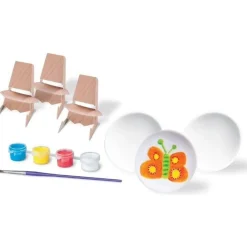 Little Craft: Mini Plates Painting Kit