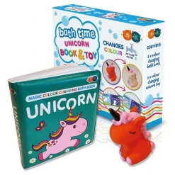 Magic Colour Changing Bath Time Book and Toy