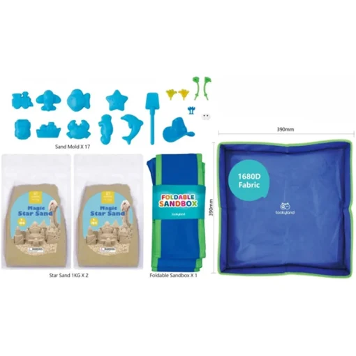 Magic Star Paradise Sand Playkit - 2Kg