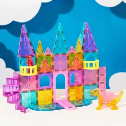 Magna-Tiles - Castle Deluxe + microMAGS 48 Piece Set