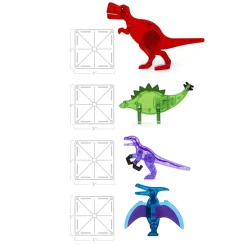 Magna-Tiles - Dino World - 40 Piece Set