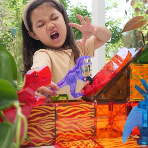 Magna-Tiles - Dino World - 40 Piece Set