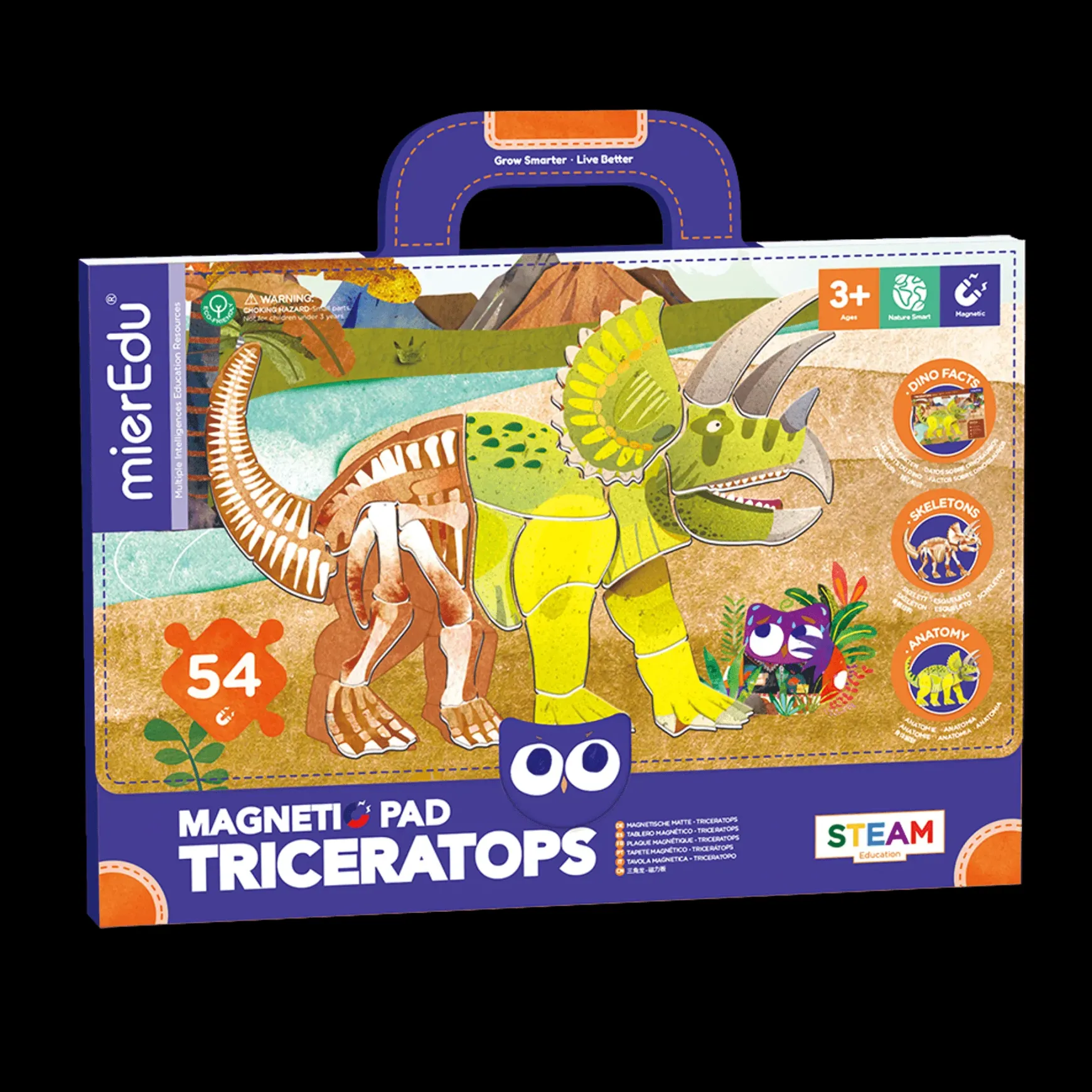 Magnetic Pad - Triceratops