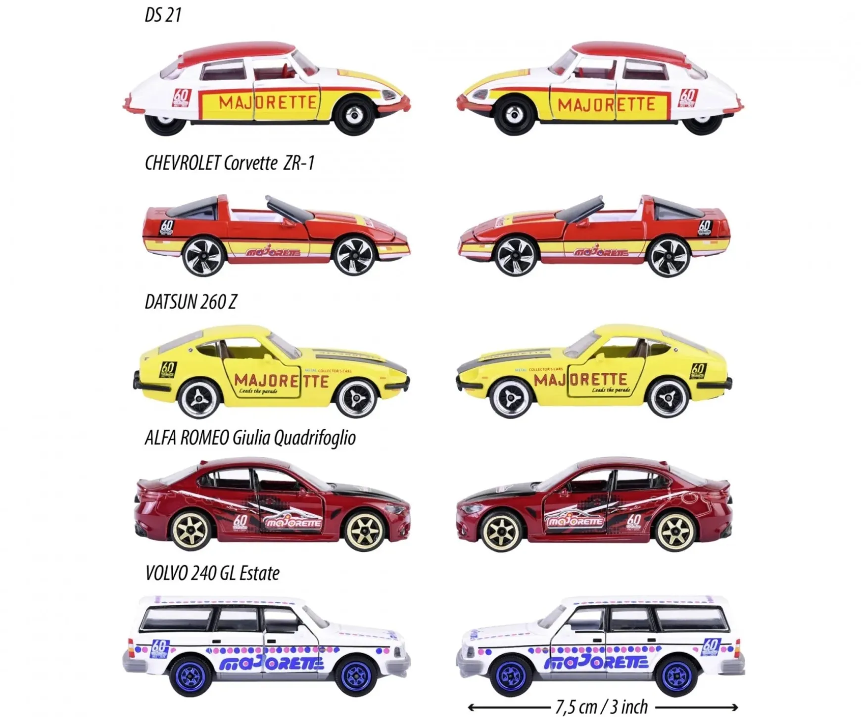 Majorette | 60th Anniversary Edition 5 Piece Gift Pack