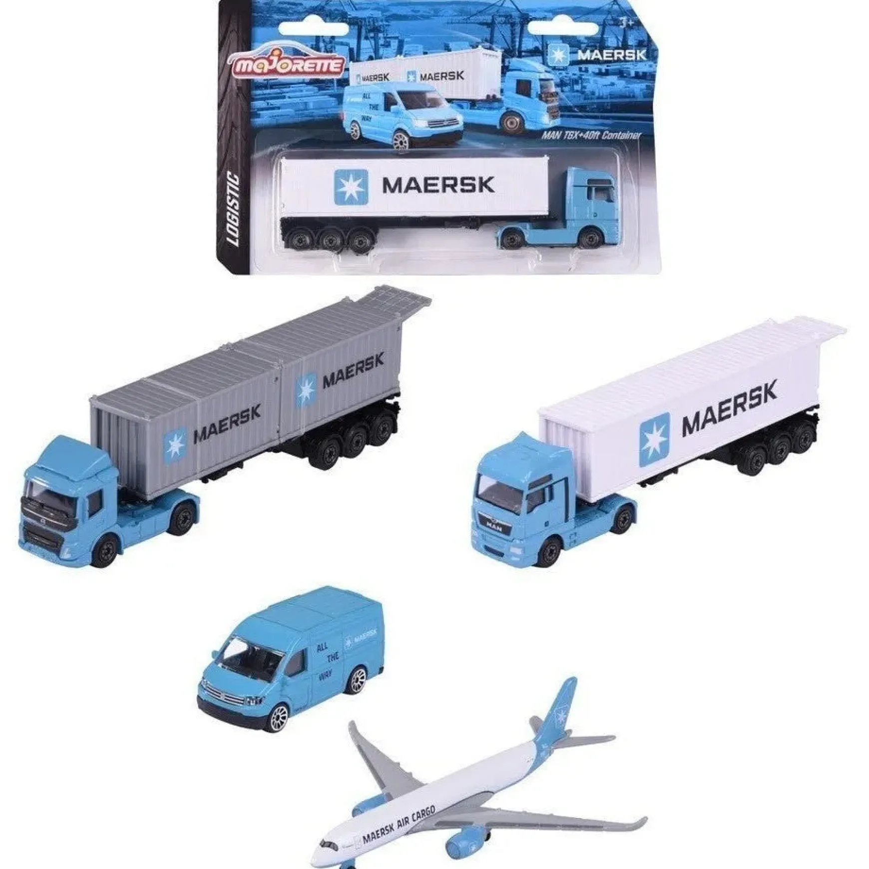 Majorette | Maersk Transport Vehicle (3 Assorted)
