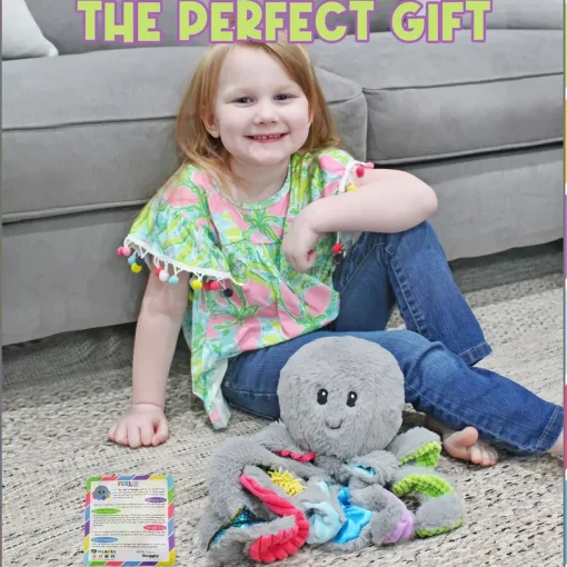 Meavia | Quiggly the Weighted Sensory Octopus - Large