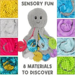Meavia | Quiggly the Weighted Sensory Octopus - Large