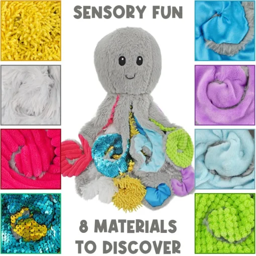 Meavia | Quiggly the Weighted Sensory Octopus - Large