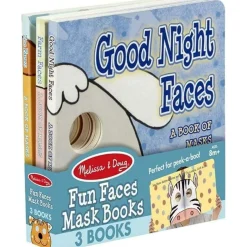 Melissa u0026 Doug - Fun Faces Mask Book Bundle - 3 Pack