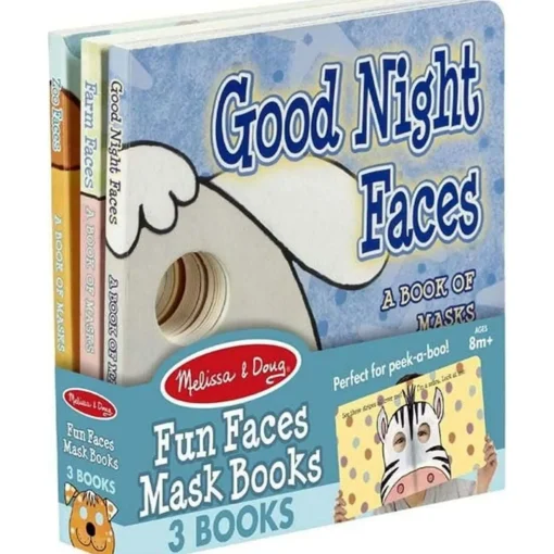 Melissa u0026 Doug - Fun Faces Mask Book Bundle - 3 Pack
