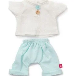 Miniland Clothing Sea Coloured T-shirt and Pants Set, 38 cm
