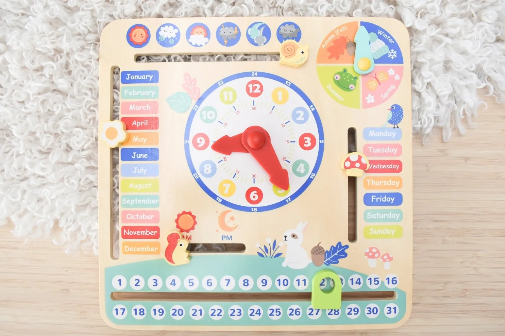 My Forest Friends | Calendar With Adjustable Tabs