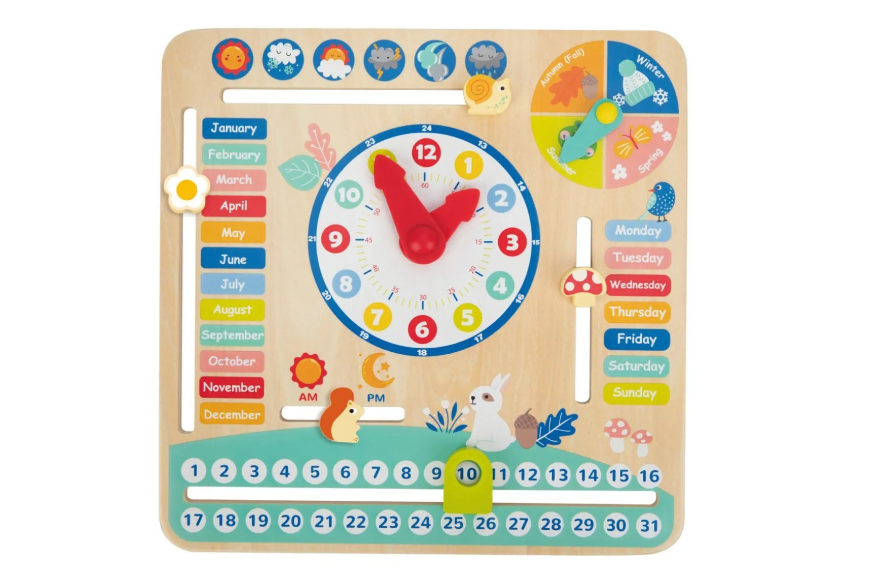 My Forest Friends | Calendar With Adjustable Tabs