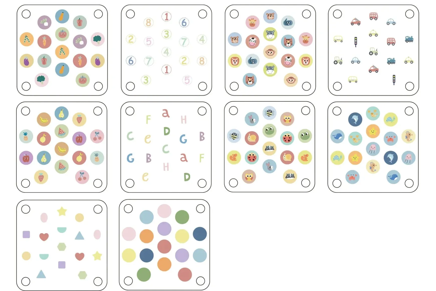 My Forest Friends Apple Memory Matching Game