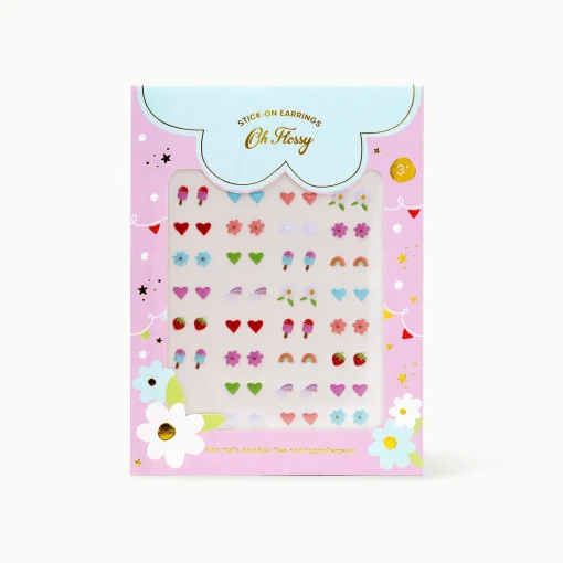 Oh Flossy Kids Stick-On Earrings