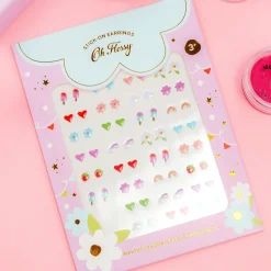 Oh Flossy Kids Stick-On Earrings