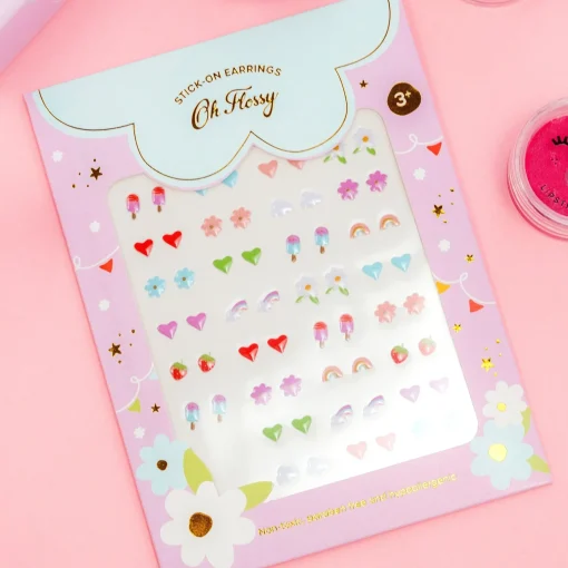 Oh Flossy Kids Stick-On Earrings