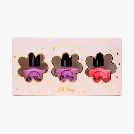 Oh Flossy Pink Pamper Nail Polish Set