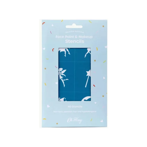 Oh Flossy Reusable Adhesive Face Paint u0026 Makeup Stencils