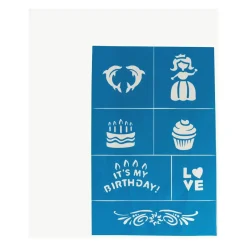 Oh Flossy Reusable Adhesive Face Paint u0026 Makeup Stencils