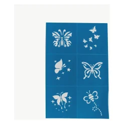Oh Flossy Reusable Adhesive Face Paint u0026 Makeup Stencils