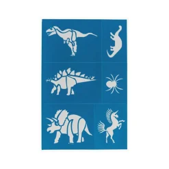Oh Flossy Reusable Adhesive Face Paint u0026 Makeup Stencils