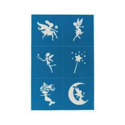 Oh Flossy Reusable Adhesive Face Paint u0026 Makeup Stencils