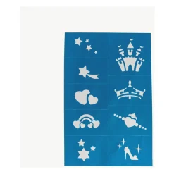 Oh Flossy Reusable Adhesive Face Paint u0026 Makeup Stencils