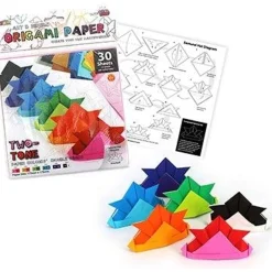 Origami Paper (30 Sheets in Two Tone Colour)