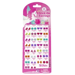 30 Pairs Dreamy Unicorn Stick On Earrings